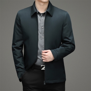 冬季中青年鹅绒可脱卸内胆羽绒服爸爸装保暖外套DFLDY11001-P290图片