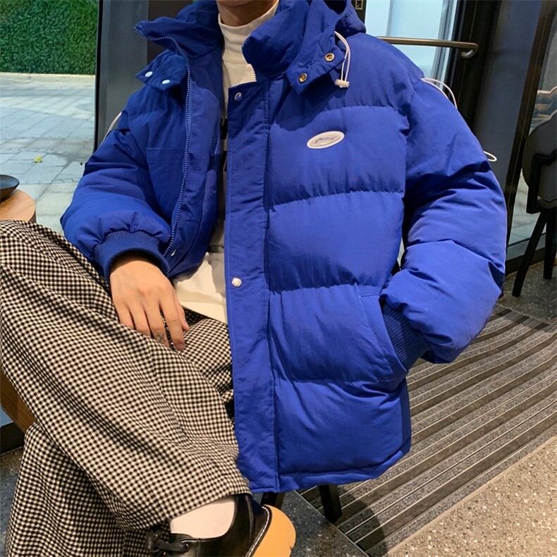 216-BK95-P120港风2021男女情侣连帽棉衣外套控145,男装棉衣,星座716-5（原216-1）
