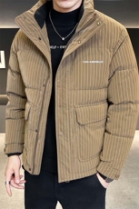 冬季新款立领皮羽绒服男短款外衣保暖羽绒外套Y6803-P195，男装羽绒服，电商A239