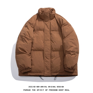 白底平铺 面包服立领羽绒服 标50白鸭绒YR180  特批P135图片