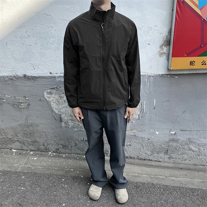 春夏款高品质冰感速干防晒服男女休闲户外运动外套透气机能风夹克,男装防晒衣,电商A443