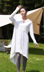 防晒衣女夏季2025新款冰丝全身防紫外线UPF50+长款防晒服开衫外套，女装防晒衣，蝶眷