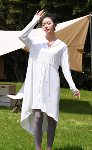 防晒衣女夏季2025新款冰丝全身防紫外线UPF50+长款防晒服开衫外套图片