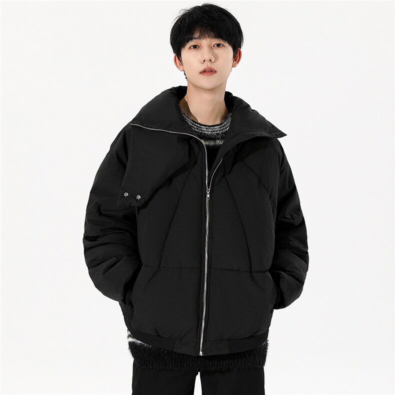 2025冬季款立领棉衣男士百搭情侣款保暖时尚外套XZ212-QMY265-P98,男装棉衣,星座212