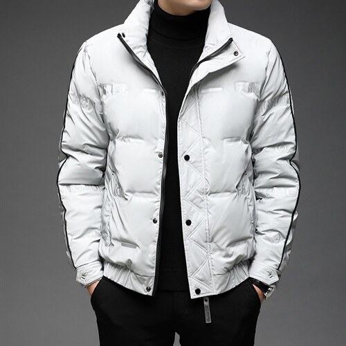 BJY08190冬季男士羽绒服保暖外套宽松潮流帅气P156，男装羽绒服，电商B360