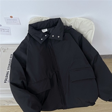 复古美拉德立领棉衣男女潮牌宽松加厚保暖棉服外套M057-P76，男装棉衣，星座308B-2