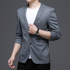 秋季新款西装男西服简约外套西服商务休闲小西装单西，男装西服，电商B360