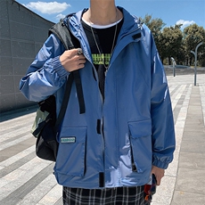 1港风春季休闲宽松潮流百搭大码M-5XL工装夹克外套男7210P78控98，男装夹克，星座226-2