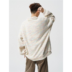 WY10189-特批45加绒特P50美式重磅复古简约套头宽松大码卫衣男，男装卫衣，电商A059