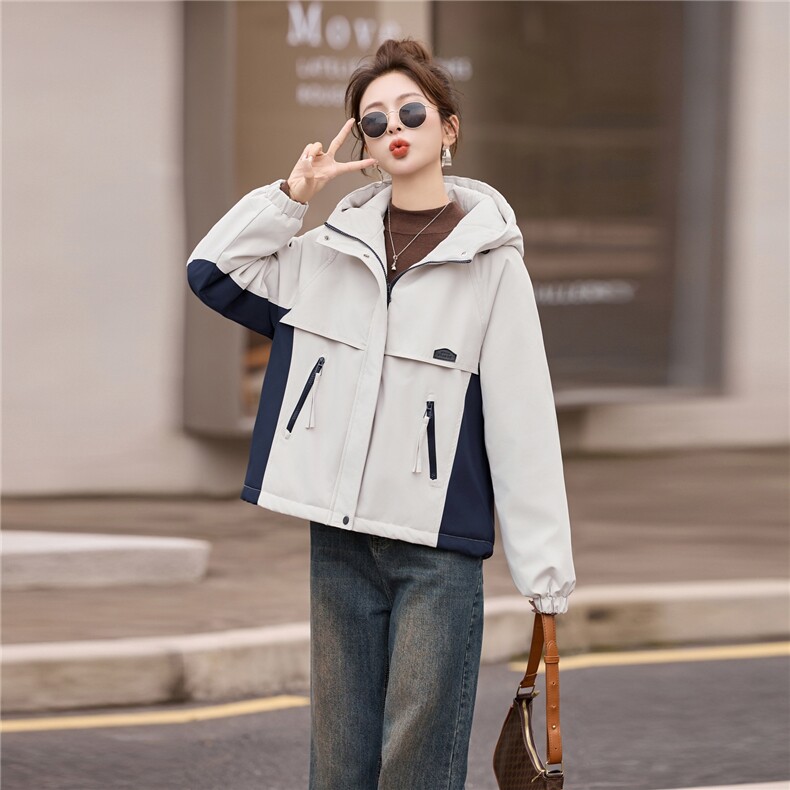 2025年时尚流行简约派克服冬季，女装棉衣/棉服，涵亦佰惠