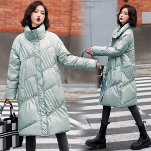 2020冬季新款休闲宽松韩版中长款羽绒服保暖舒适羽绒外套图片