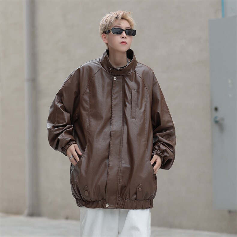 秋冬装男士皮衣外套韩版机车帅气机车夹克JK09286-P73,男装夹克,星座308B-1