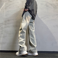k1086-p55-控78S-3XL现货折皱宽松cleanfit牛仔裤，男装牛仔裤，星座116