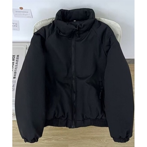秋冬季外套男立领工装棉服加厚版复古水洗休闲上衣修身 MJ59图片