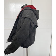 黑外红内品质叼货水洗牛仔座山雕D328-YY37-P218，男装棉衣，电商D328