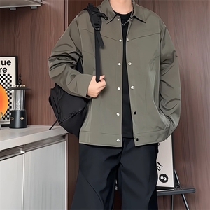 JK301/P65春装新款现货夹克外套男宽松大码潮流个性百搭上衣图片