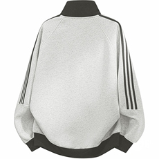 抖音得物高品质26春装美式高街重磅结构拼接织带立领卫衣外套CM42，女装短外套，电商A486-1