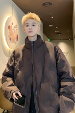 新款美式短款立领白鸭羽绒服男轻薄休闲225-2-Y205-P255，男装羽绒服，星座225-2