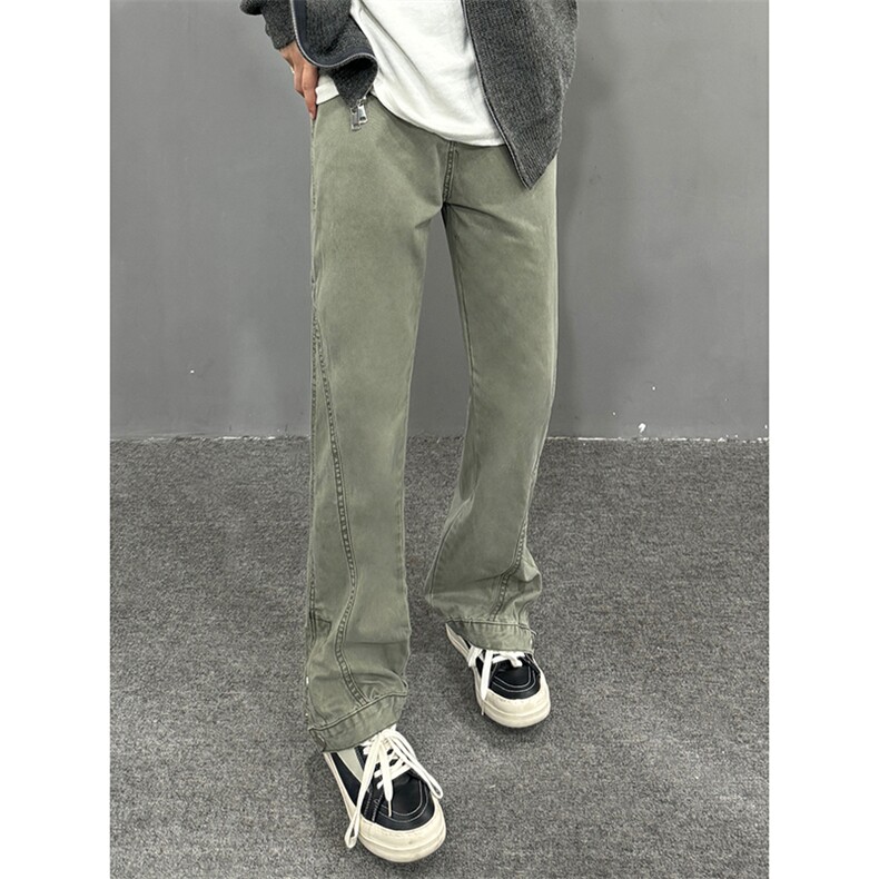 B221美式ins暗黑高品质多口袋休闲工装裤子LK24352-特P55控88,男装工装外套,电商B221
