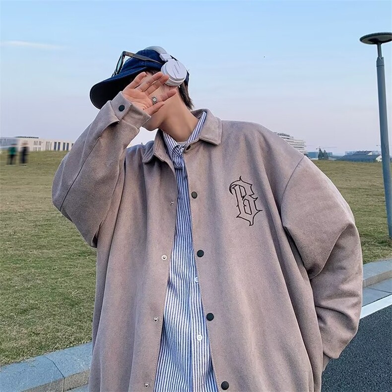 男秋季2022新款长袖鹿皮绒夹克外套LYJ05P60,男装夹克,星座1116-2