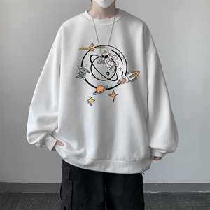 圆领卫衣男大码加厚加绒长袖t恤男S6142-P28 加绒款-P33图片