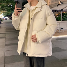 ！2025秋冬新款男士假两件棉衣加厚保暖棉服外套MY1248特P85，男装棉衣，电商B220