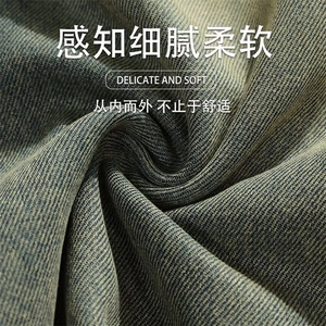 复古拼接解构设计感洗水牛仔裤男女vibe做旧微喇弯刀拖地长裤图片
