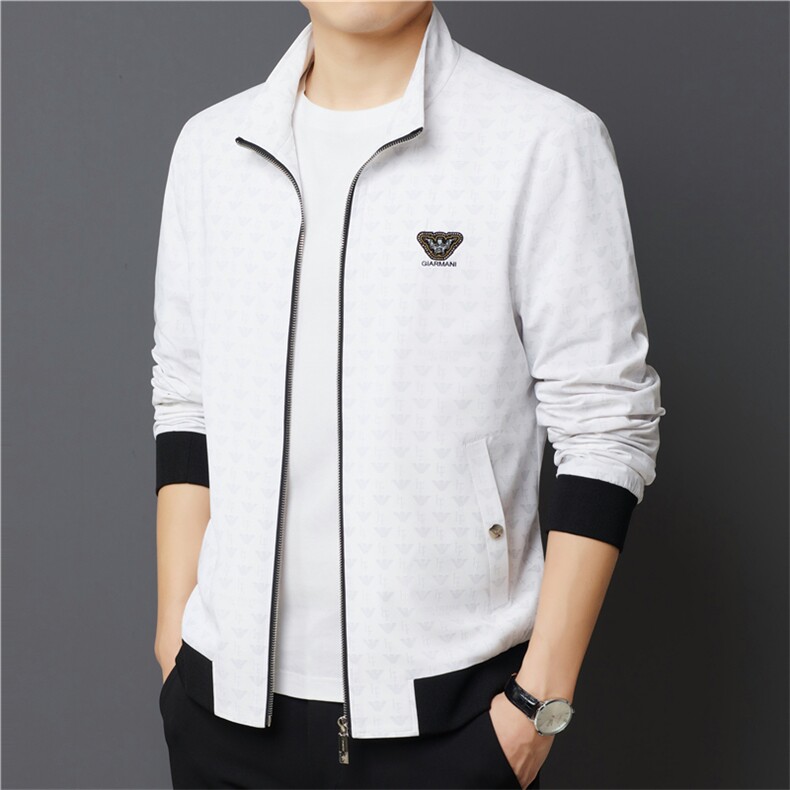 2024年春款休闲时尚高端男士外套上衣夹克P180，男装夹克，电商D223-1