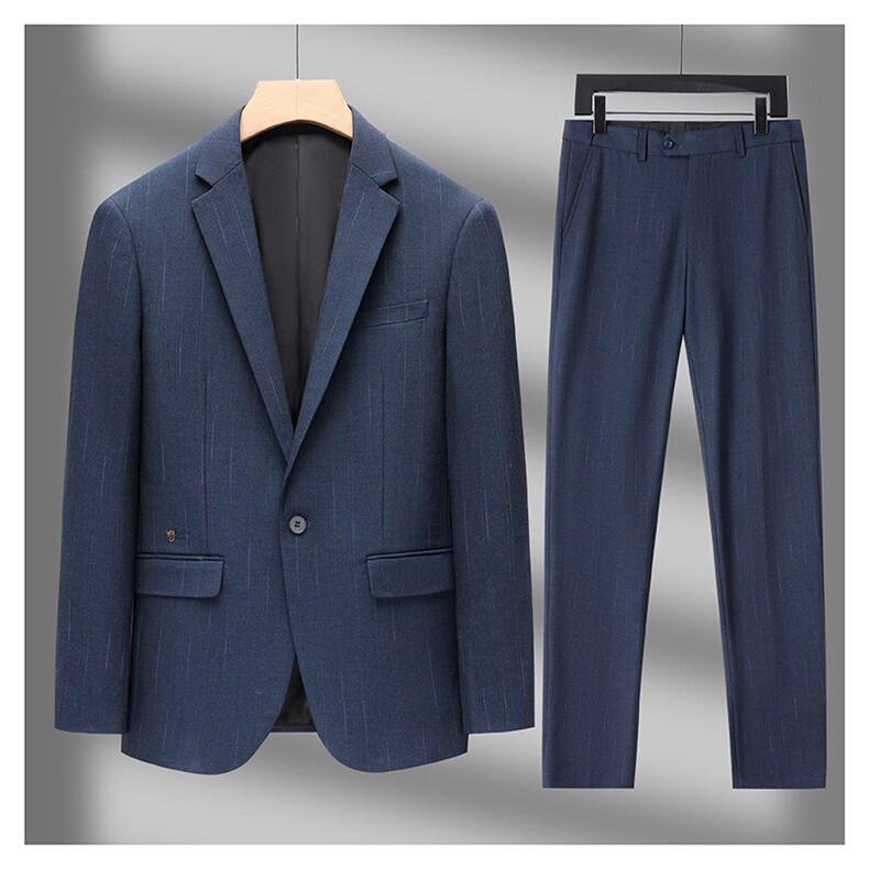 GDN5163四季款新款男士礼服西装修身商务休闲男装西服两件套装,男装西服套装,电商B360