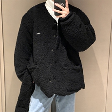 2021新款双面穿立领衣男百搭情侣服宽松菱形格袄，男装棉衣，星座512-4