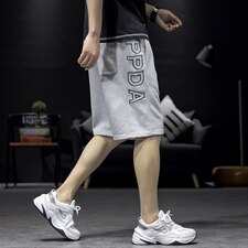 2021夏季新沙发墙日系大码男休闲字母刺绣卫裤绣花短裤K2037-P35，男装休闲裤，电商A001