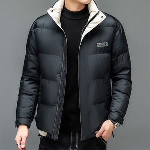 C8222秋冬新款2023年男士休闲羽绒服加厚保暖夹克外套P240图片