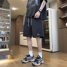 港风休闲裤高街五分裤宽松沙滩裤直通短裤DK208P28，男装牛仔裤，星座1204-3