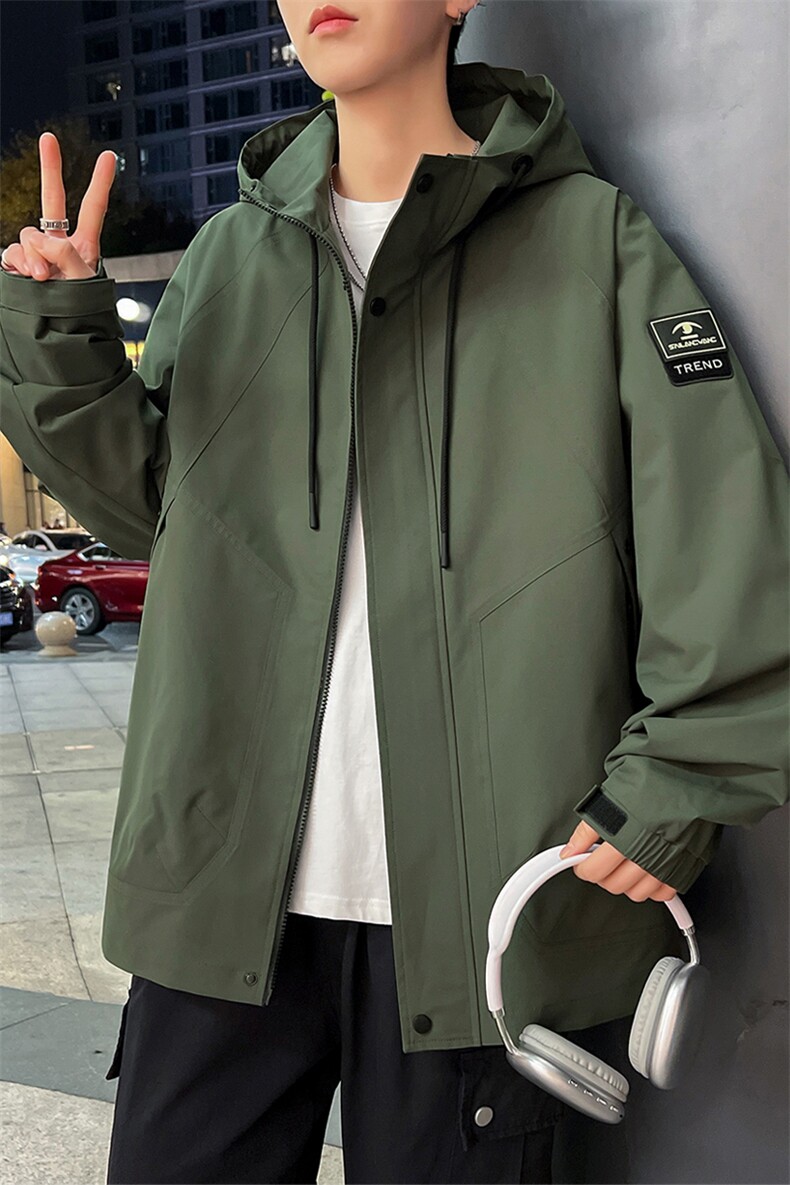 26春季新品男士户外连帽夹克8660-P75大码元,男装夹克,星座209