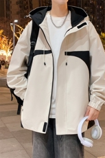 2024春季新款现货户外连帽夹克男冲锋衣外套JK810-P80，男装夹克，星座1204-3