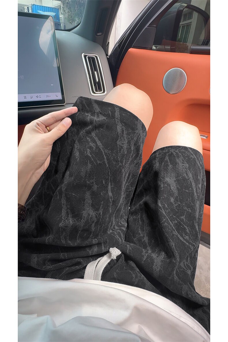 美式扎染休闲短裤男夏季潮牌宽松直筒五分裤子-A2139TP25无差价,男装牛仔裤,电商B241
