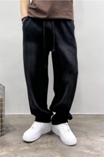 2025春款做旧水洗休闲直筒裤男士潮流百搭新款9307P80，男装休闲裤，电商B332-1