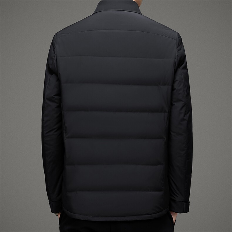 2023冬季新款羽绒服男厚款保暖翻领宽松休闲外套MSNA22Y107-P380,男装羽绒服,电商B212（原钱塘6029）