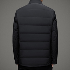 2023冬季新款羽绒服男厚款保暖翻领宽松休闲外套MSNA22Y107-P380，男装羽绒服，电商B212（原钱塘6029）