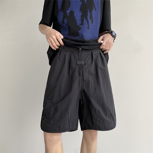 2025夏季新款美式高街短裤潮男休闲裤五分裤DK1374-P40控58图片