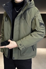 店主风2025年连帽重工机能加厚保暖潮流羽绒服男YR6033-P215，男装羽绒服，电商D240-242