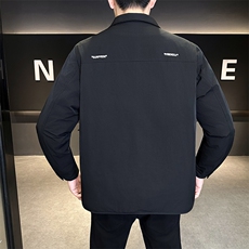 新款男士小翻领羽绒服夹克加厚防寒309B-3-81065-P188，男装夹克，星座1409-3