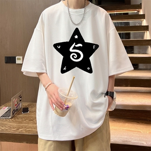 华夫格t恤男短袖男大码五分袖酒店风HT73368-P22