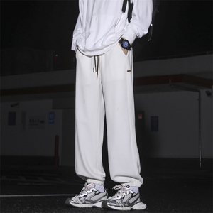 直筒裤子新款阔脚卫裤宽松挺括运动休闲裤垂感百搭裤K955-特批-32图片