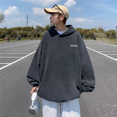 套头秋季休闲宽松型慵懒气质新款青春流行连帽Y8526P53，男装卫衣，星座1116-2