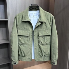 春秋潮流工装翻领夹克男宽松户外大口袋休闲外套JK0884-P60，男装夹克，星座308B-2