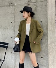 现货秋款西装外套，女装西装，海之萍