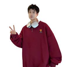 ！圆领卫衣男长袖T恤男WY173-P28加绒款（JR）-P33控价:49，男装卫衣，电商B367