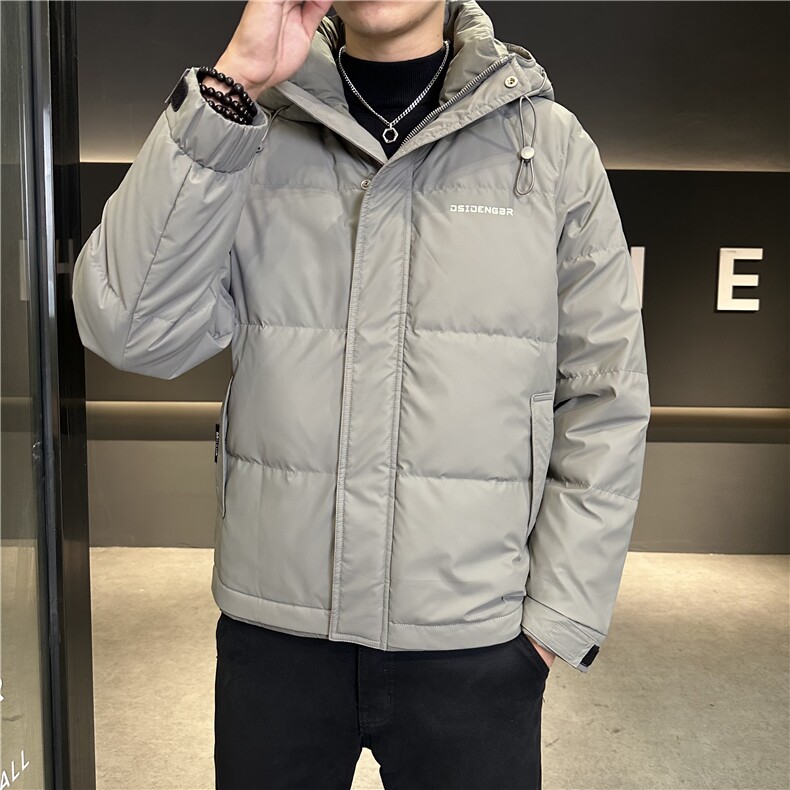 直播新款白鸭绒加厚防寒连帽羽绒服韩版外套上衣男YR137P180,男装羽绒服,电商B226