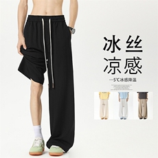 2026春季新款无影墙大码纹理凉感休闲裤M-5XLHK25502-特P25，男装休闲裤，电商A022
